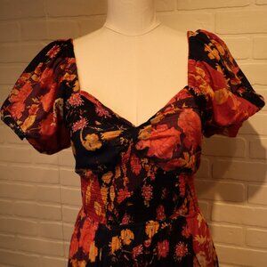 Free People Bohemian Floral Maxi Dress NWT